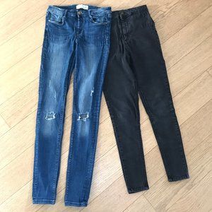 Topshop + Zara Denim Bundle - Size 27 as is